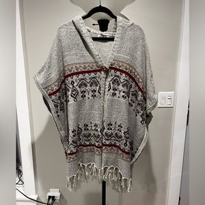 Hooded Shawl Cardigan - Size M